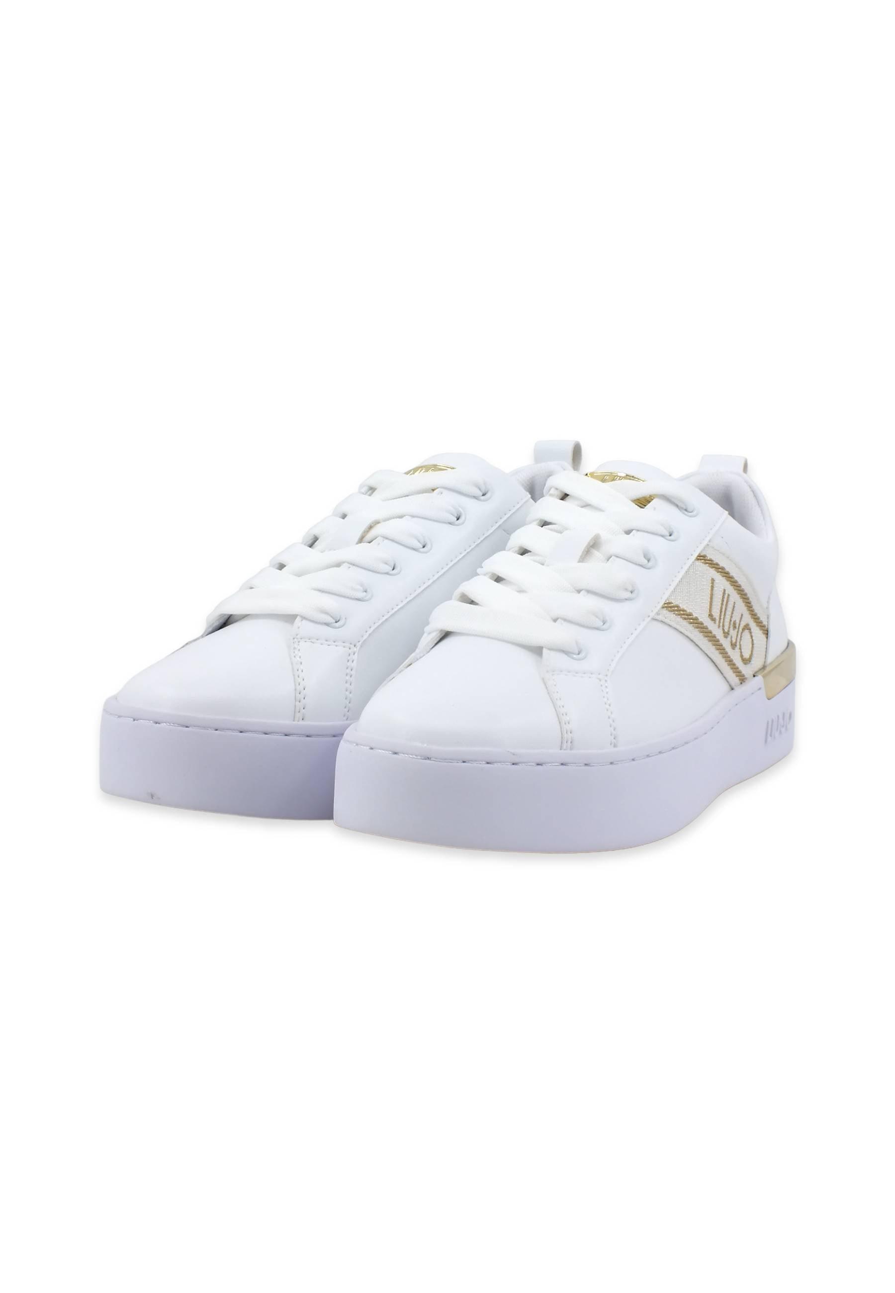 LIU JO Silvia 86 Sneaker Donna White BA3031EX014 - Sandrini Calzature e Abbigliamento