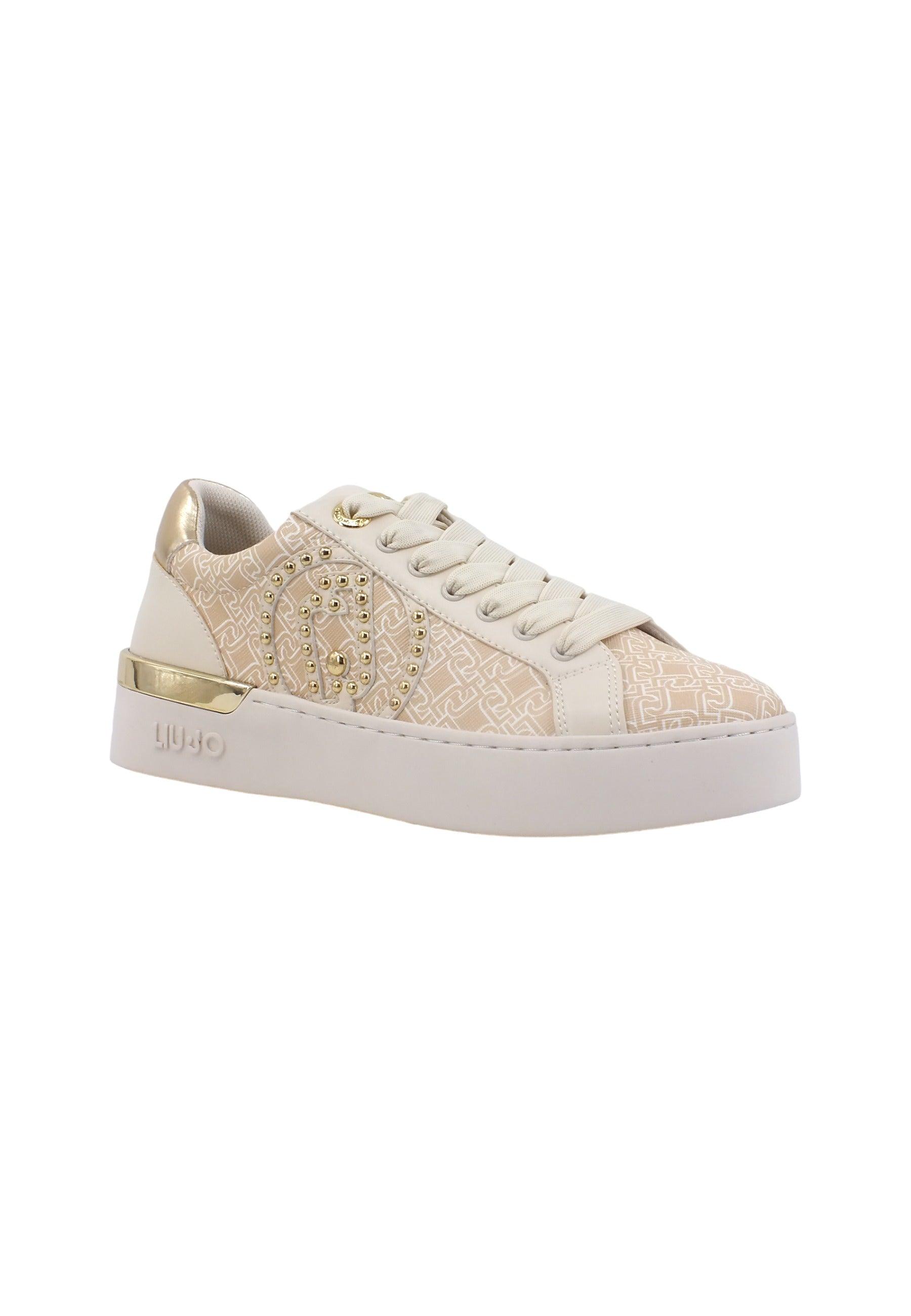 LIU JO Silvia 92 Sneaker Donna Beige Butter BF3041EX191 - Sandrini Calzature e Abbigliamento