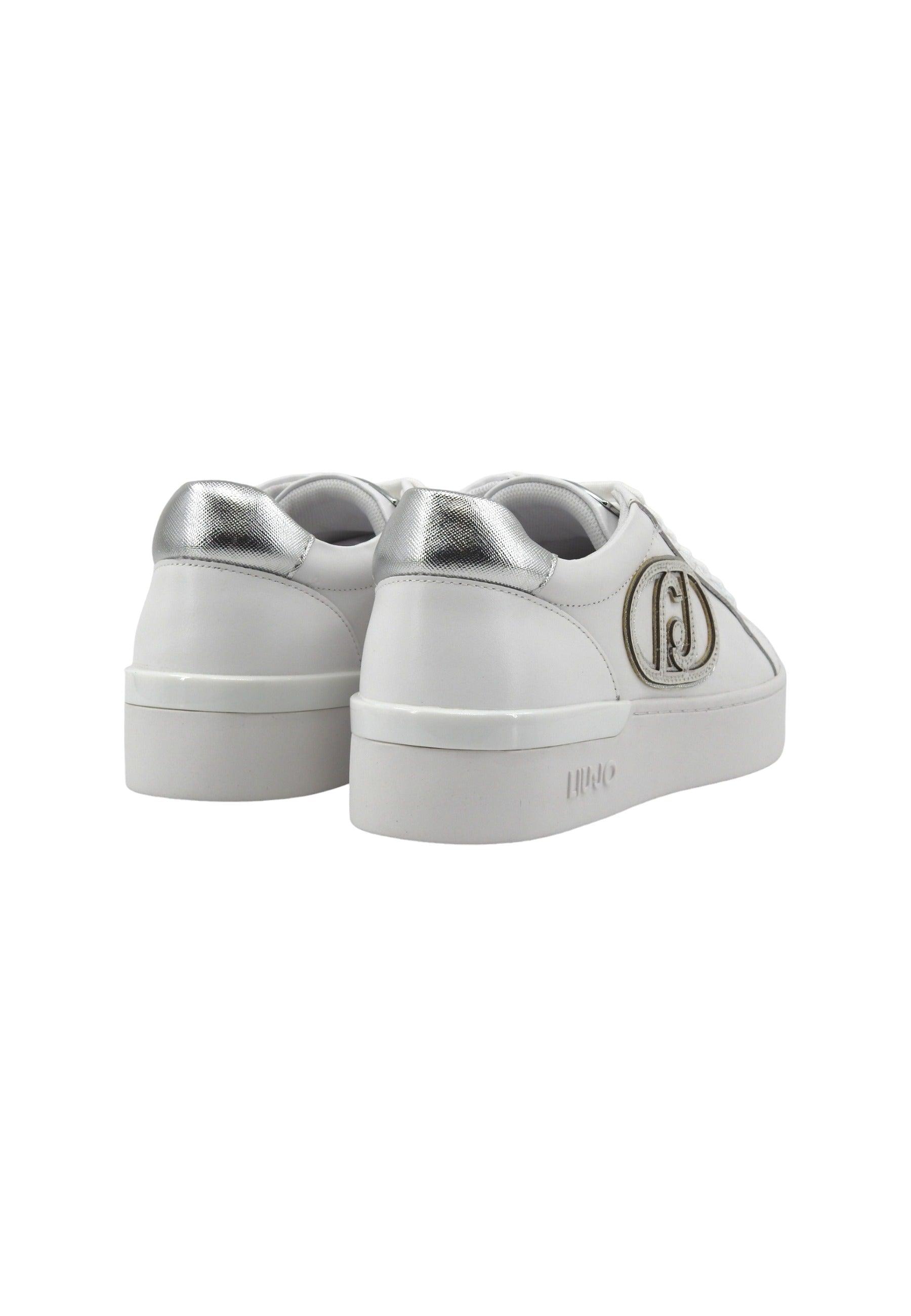 LIU JO Silvia 93 Sneaker Donna White BA4041PX026 - Sandrini Calzature e Abbigliamento