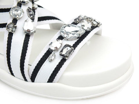 LIU JO Star 03 White Black B19043TX040 - Sandrini Calzature e Abbigliamento