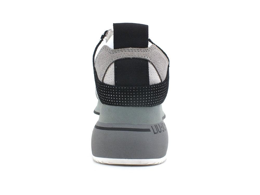 LIU JO Super Maxi Wonder 2 Sneaker Platform Tricolor Silver BA2081PX164 - Sandrini Calzature e Abbigliamento