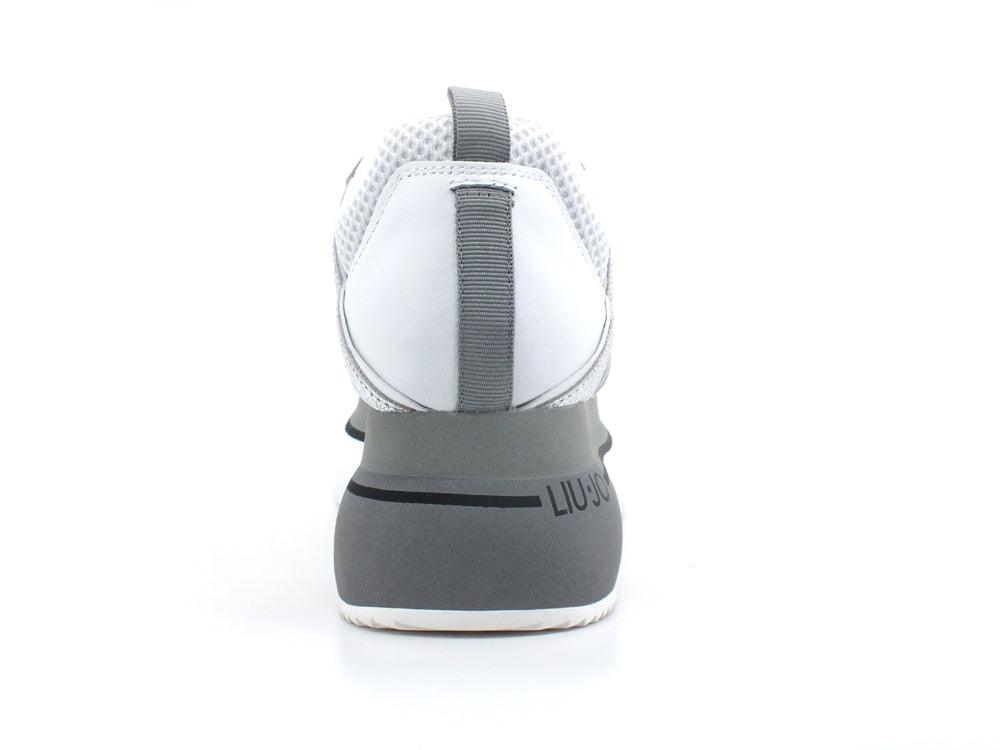 LIU JO Super Maxi Wonder 6 Sneaker Bicolor White Silver BA2039PX030 - Sandrini Calzature e Abbigliamento