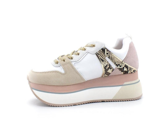 LIU JO Super Maxi Wonfer 6 Sneaker Suede Phard Papyr Pink BA2039PX003 - Sandrini Calzature e Abbigliamento