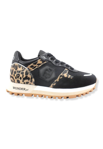 LIU JO Wonder 25 Sneaker Donna Leopard Black BF2067TX078 - Sandrini Calzature e Abbigliamento