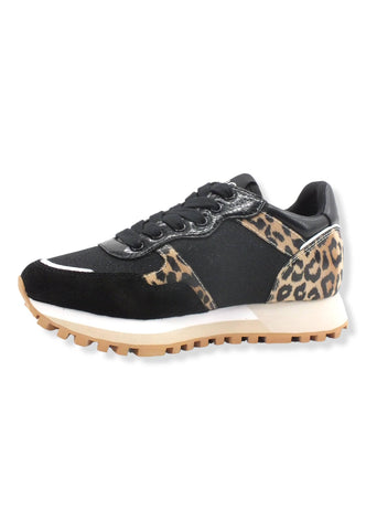 LIU JO Wonder 25 Sneaker Donna Leopard Black BF2067TX078 - Sandrini Calzature e Abbigliamento