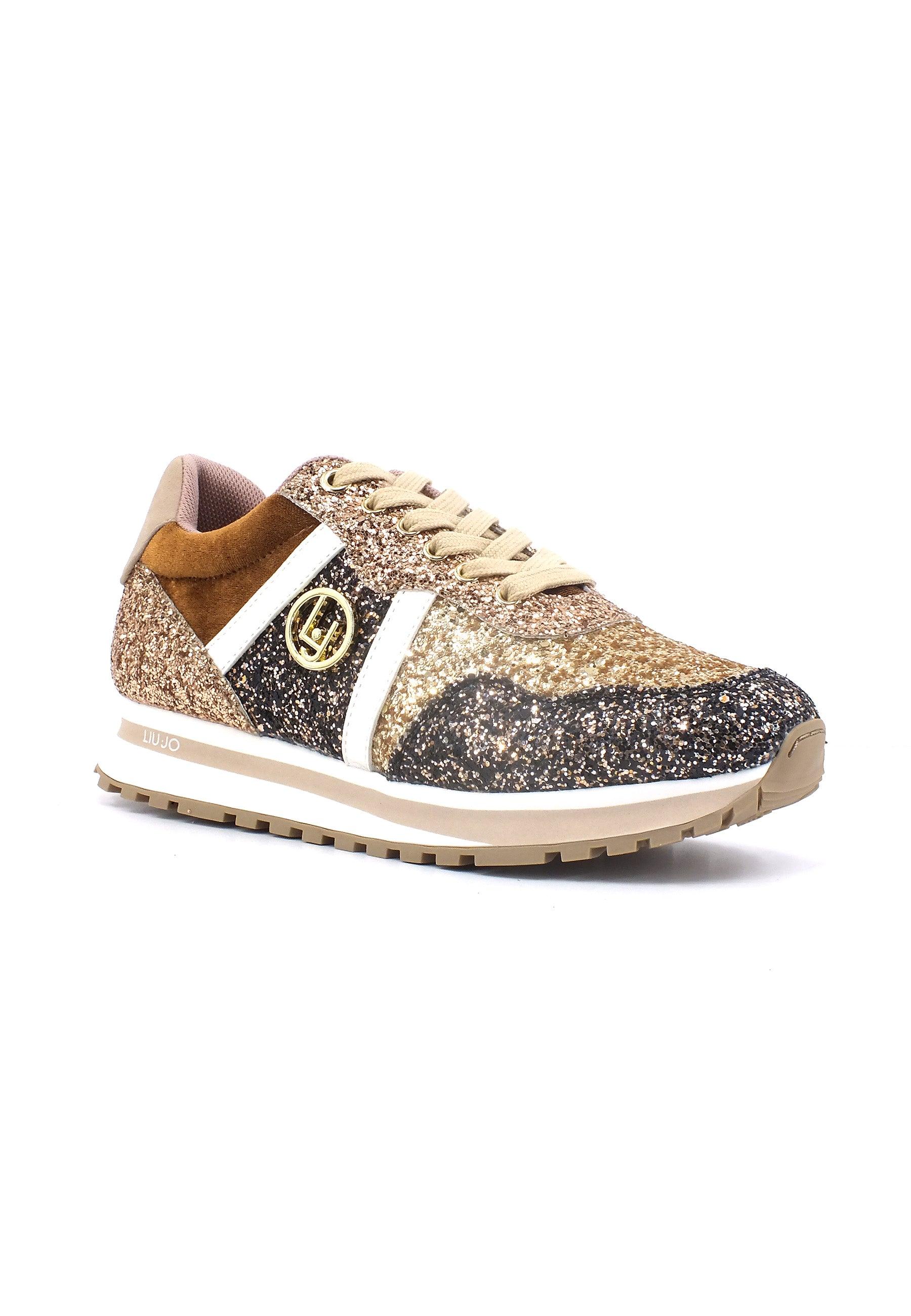 LIU JO Wonder 629 Sneaker Donna Gold 4F3701TX007 - Sandrini Calzature e Abbigliamento