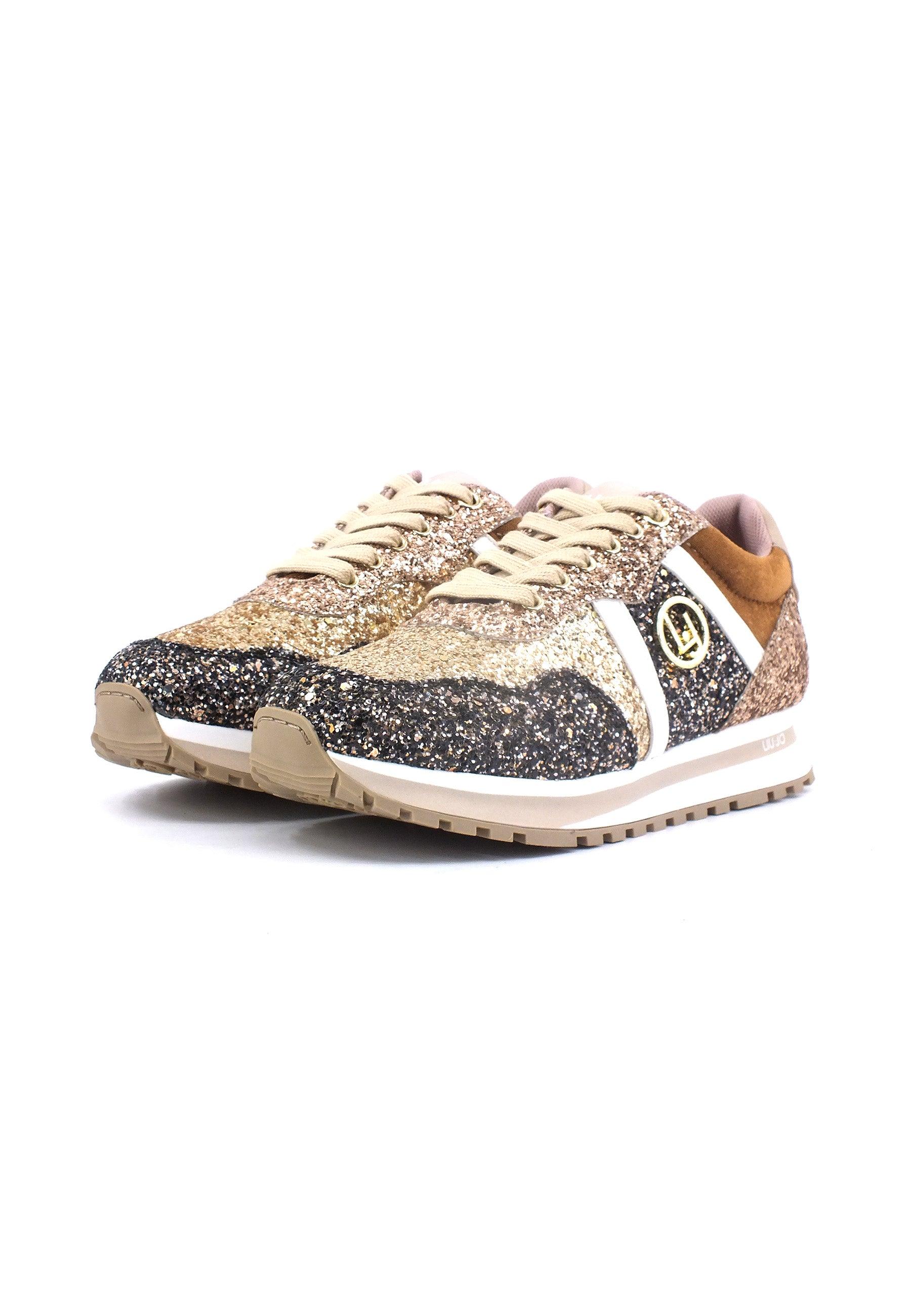 LIU JO Wonder 629 Sneaker Donna Gold 4F3701TX007 - Sandrini Calzature e Abbigliamento