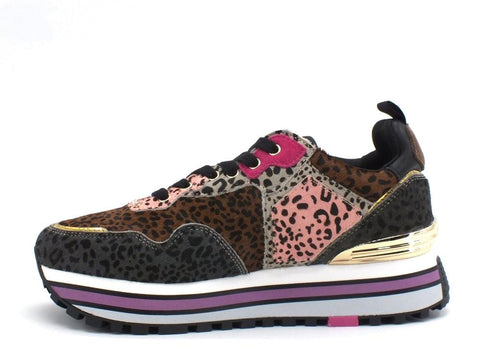 LIU JO Wonder Maxi 01 Sneaker Animalier Pink Sand BF0069PX072 - Sandrini Calzature e Abbigliamento