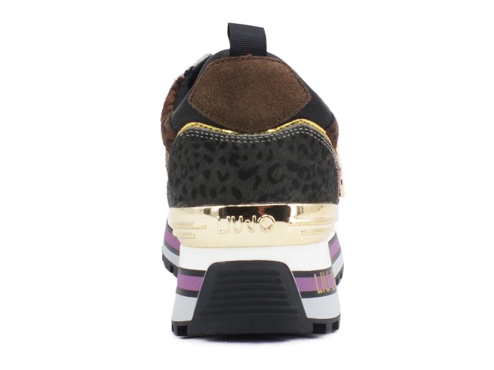 LIU JO Wonder Maxi 01 Sneaker Animalier Pink Sand BF0069PX072 - Sandrini Calzature e Abbigliamento