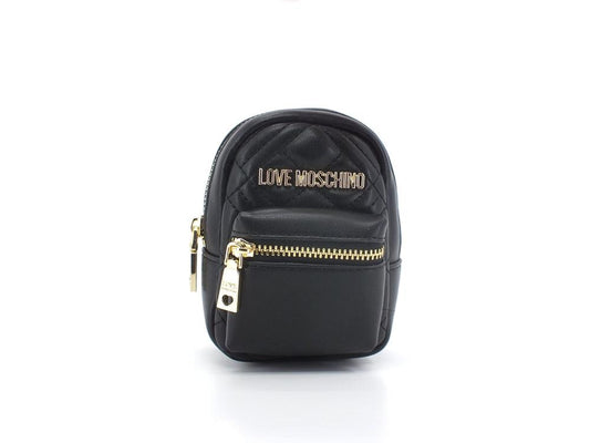 LOVE MOSCHINO Bags Charms Mini Zaino Portachiavi Nero JC6403PP1ELA0000 - Sandrini Calzature e Abbigliamento