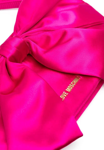 LOVE MOSCHINO Baguette Borsa Fiocco Fuxia JC4078PP1GLO0615 - Sandrini Calzature e Abbigliamento