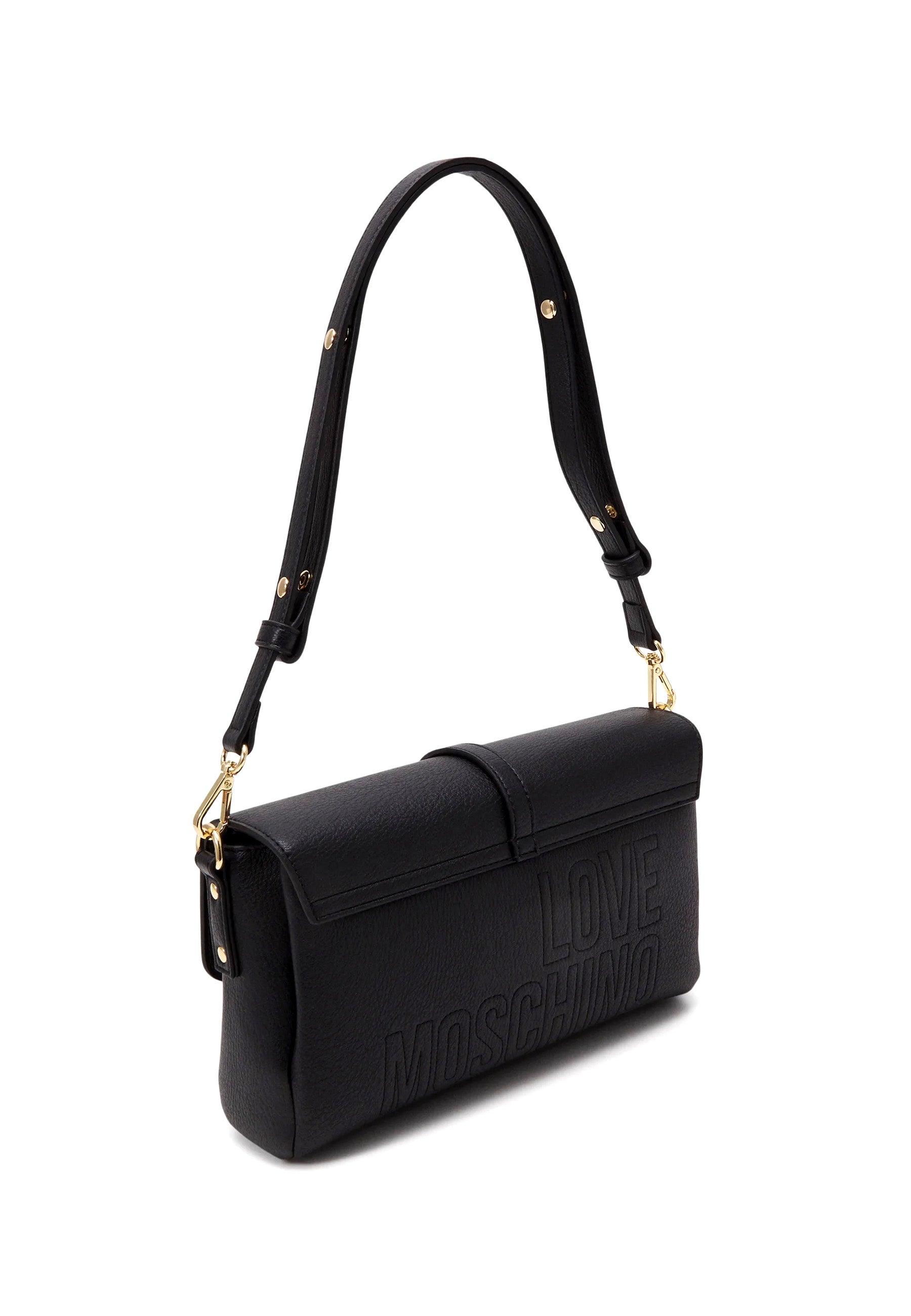 LOVE MOSCHINO Borsa Baguette Nero JC4313PP0GKW0000 - Sandrini Calzature e Abbigliamento