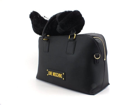 LOVE MOSCHINO Borsa Bauletto Pelo Nero JC4305PP0DKN0000 - Sandrini Calzature e Abbigliamento