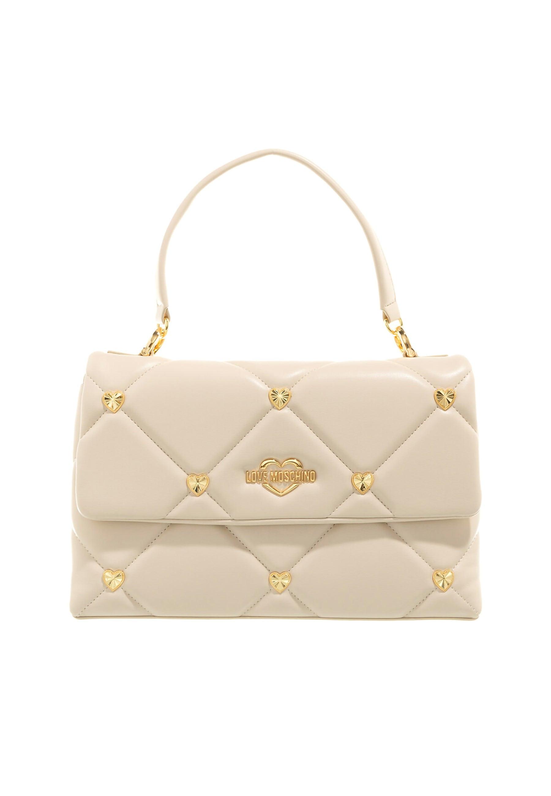 LOVE MOSCHINO Borsa Borchie Cuori Avorio JC4084PP1GLZ0110 - Sandrini Calzature e Abbigliamento