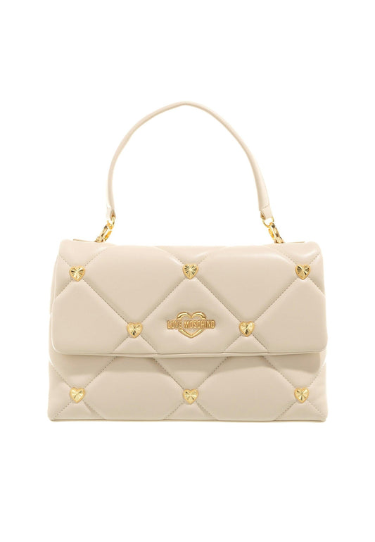 LOVE MOSCHINO Borsa Borchie Cuori Avorio JC4084PP1GLZ0110 - Sandrini Calzature e Abbigliamento