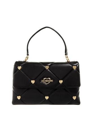 LOVE MOSCHINO Borsa Borchie Cuori Nero JC4084PP1GLZ0000 - Sandrini Calzature e Abbigliamento