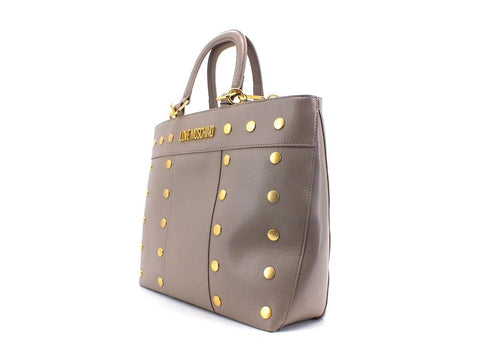 LOVE MOSCHINO Borsa Borchie Grigio JC4222PP1DLM0001 - Sandrini Calzature e Abbigliamento