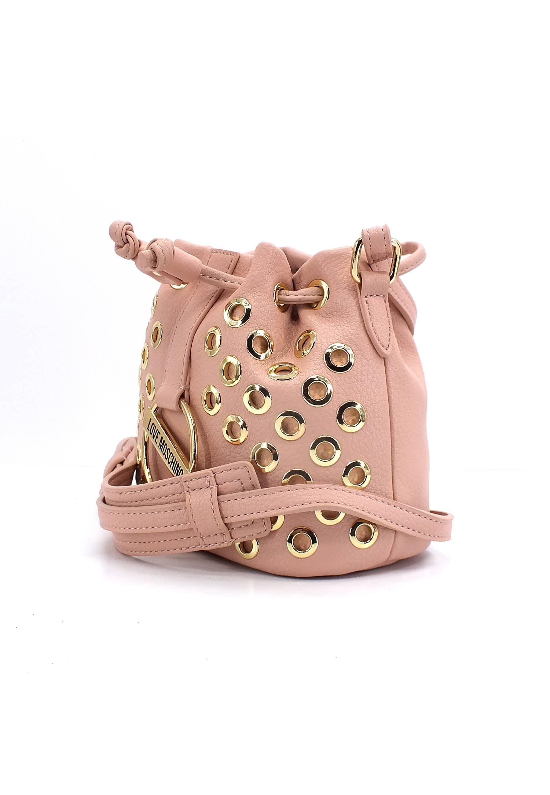 LOVE MOSCHINO Borsa Bucket Rosa Cipria JC4342PP0FKD0601 - Sandrini Calzature e Abbigliamento