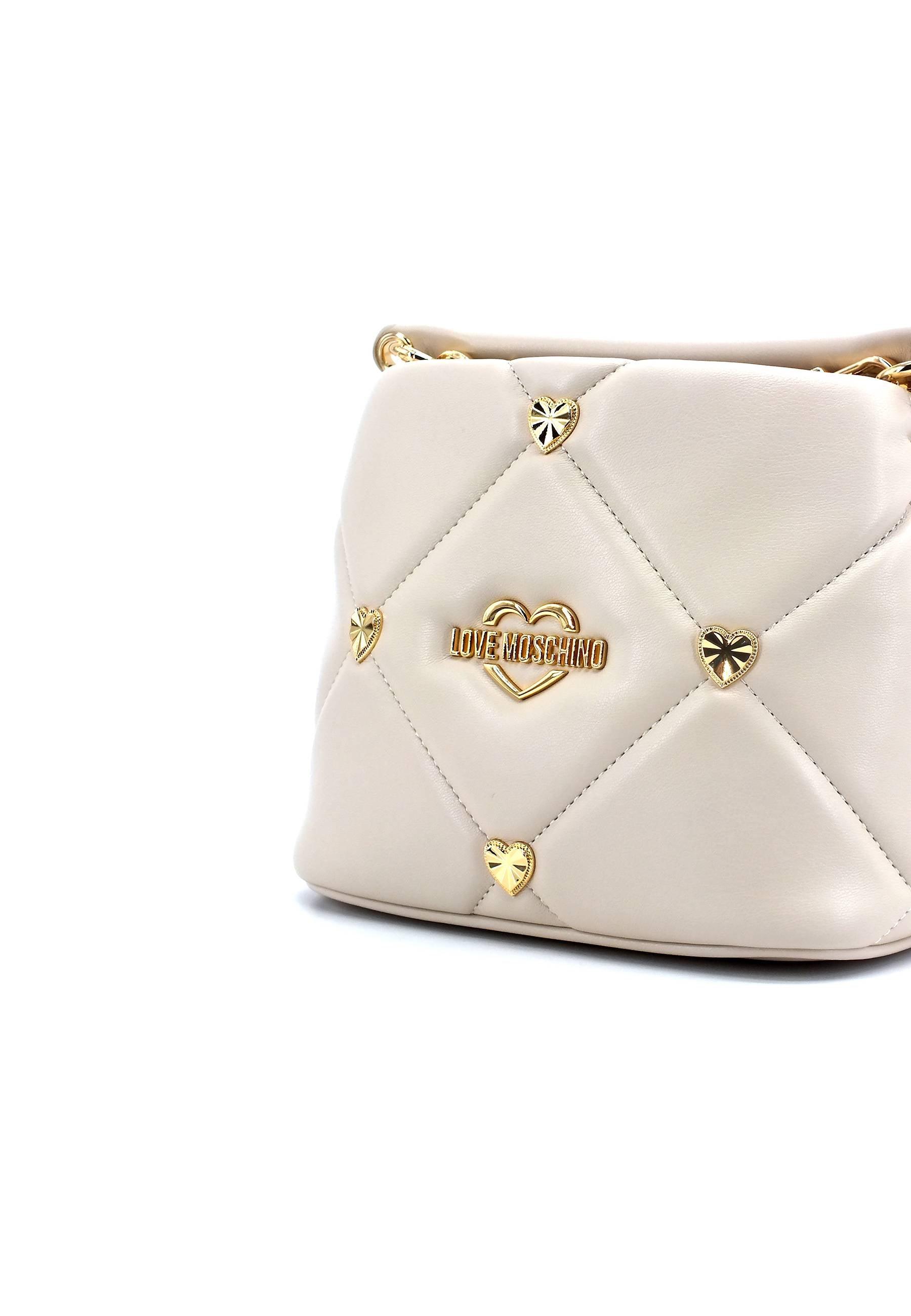 LOVE MOSCHINO Borsa Bucket Small Avorio JC4082PP1GLZ0110 - Sandrini Calzature e Abbigliamento