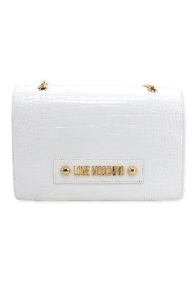 LOVE MOSCHINO Borsa Croco Donna Off White JC4423PP0FKS0120 - Sandrini Calzature e Abbigliamento