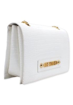 LOVE MOSCHINO Borsa Croco Donna Off White JC4423PP0FKS0120 - Sandrini Calzature e Abbigliamento