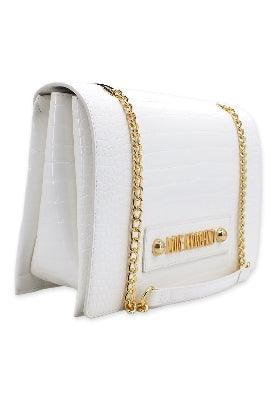 LOVE MOSCHINO Borsa Croco Donna Off White JC4423PP0FKS0120 - Sandrini Calzature e Abbigliamento