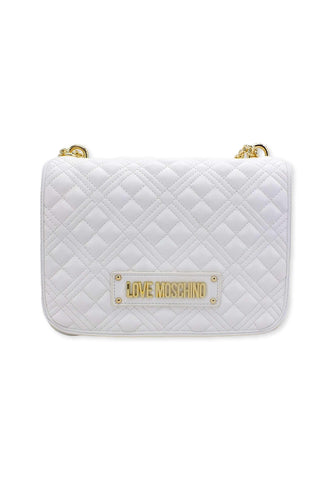 LOVE MOSCHINO Borsa Crossbody Quilted Off White JC4000PP0FLA0120 - Sandrini Calzature e Abbigliamento