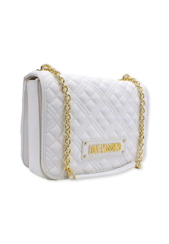 LOVE MOSCHINO Borsa Crossbody Quilted Off White JC4000PP0FLA0120 - Sandrini Calzature e Abbigliamento