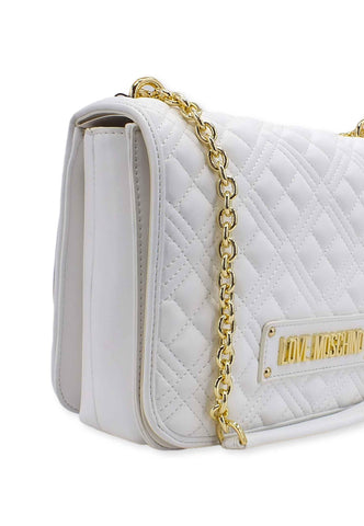 LOVE MOSCHINO Borsa Crossbody Quilted Off White JC4000PP0FLA0120 - Sandrini Calzature e Abbigliamento