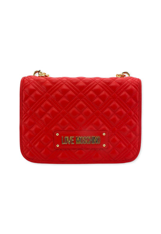 LOVE MOSCHINO Borsa Crossbody Quilted Rosso JC4000PP0FLA0500 - Sandrini Calzature e Abbigliamento