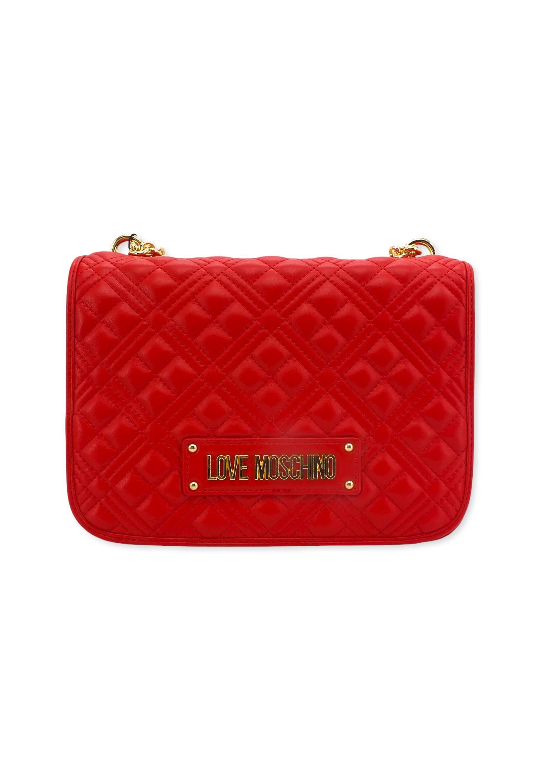 LOVE MOSCHINO Borsa Crossbody Quilted Rosso JC4000PP0FLA0500 - Sandrini Calzature e Abbigliamento