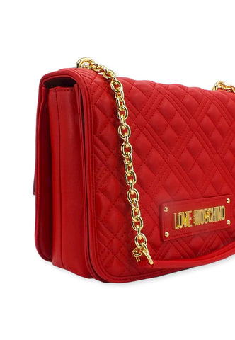 LOVE MOSCHINO Borsa Crossbody Quilted Rosso JC4000PP0FLA0500 - Sandrini Calzature e Abbigliamento