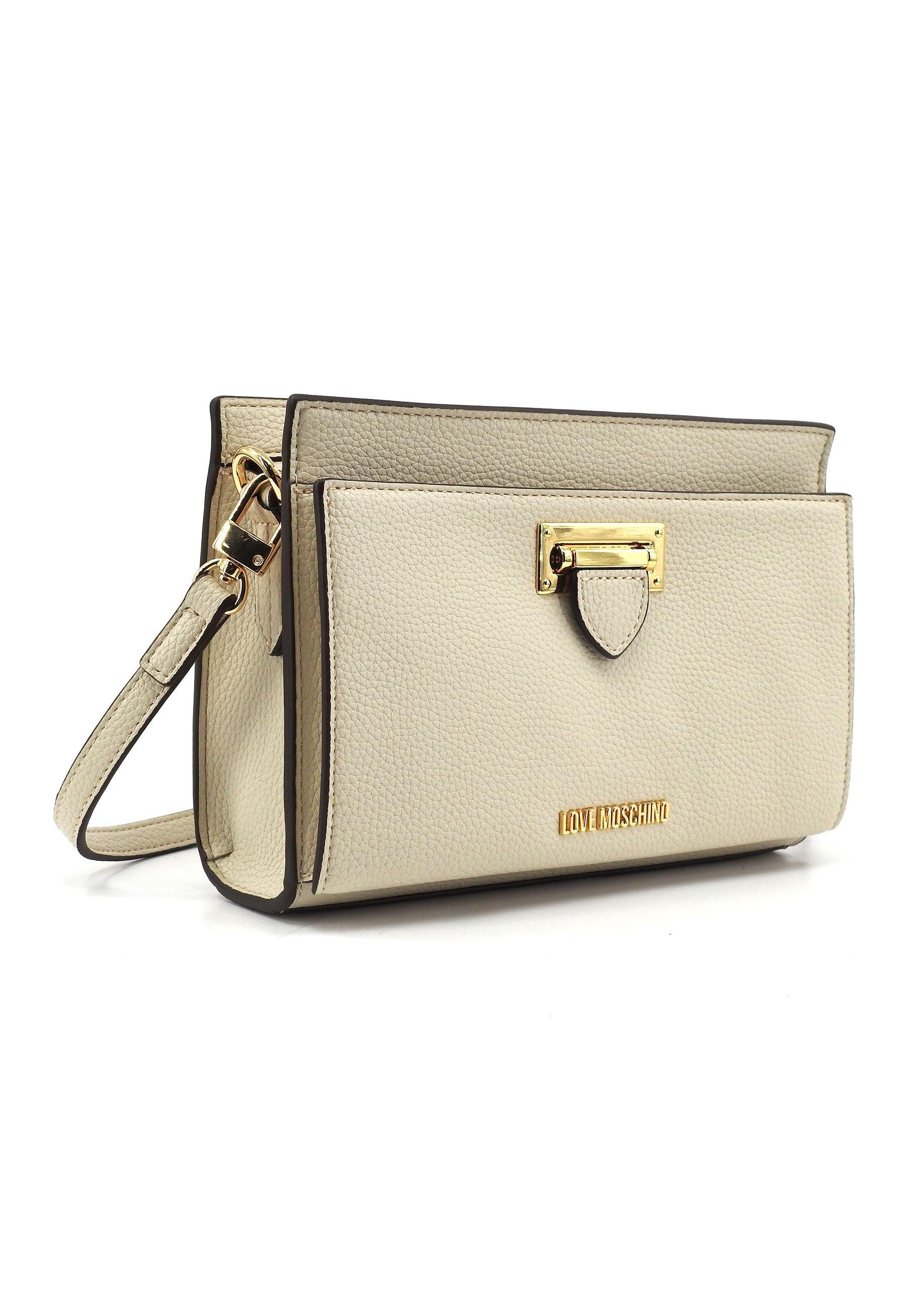 LOVE MOSCHINO Borsa Donna Avorio Bianco JC4115PP1ILJ0110 - Sandrini Calzature e Abbigliamento