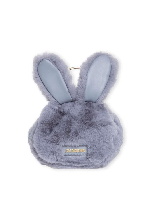 LOVE MOSCHINO Borsa Donna Frame Soft Con Pelo Grigio JC4167PP1FLW0001 - Sandrini Calzature e Abbigliamento