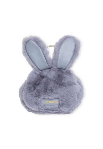 LOVE MOSCHINO Borsa Donna Frame Soft Con Pelo Grigio JC4167PP1FLW0001 - Sandrini Calzature e Abbigliamento
