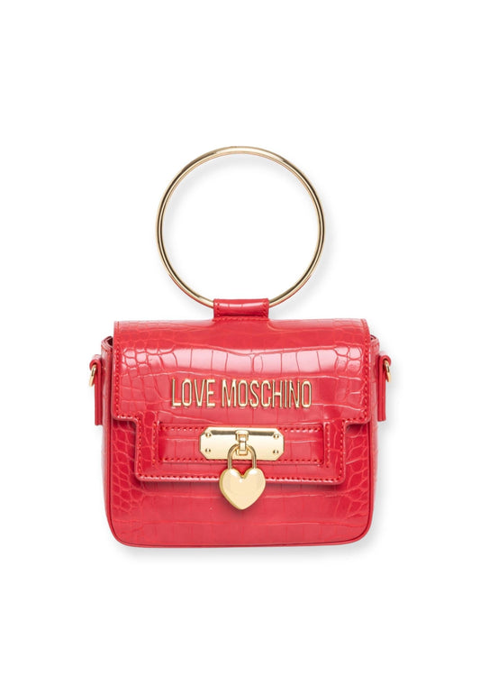 LOVE MOSCHINO Borsa Donna Mini Stampa Coccodrillo Rosso JC4072PP1FLF0500 - Sandrini Calzature e Abbigliamento