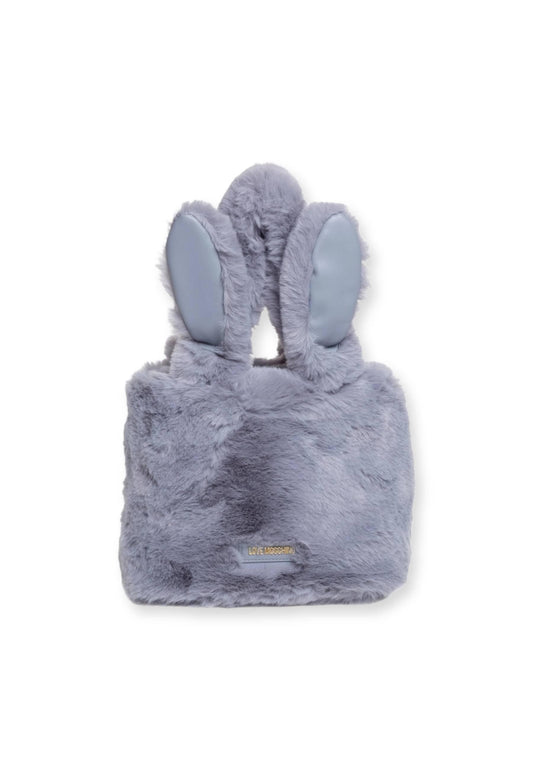 LOVE MOSCHINO Borsa Donna Shopper Con Pelo Grigio JC4165PP1FLW0001 - Sandrini Calzature e Abbigliamento