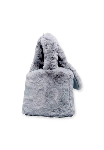 LOVE MOSCHINO Borsa Donna Shopper Con Pelo Grigio JC4165PP1FLW0001 - Sandrini Calzature e Abbigliamento