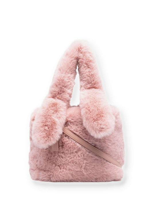 LOVE MOSCHINO Borsa Donna Shopper Con Pelo Rosa Cipria JC4165PP1FLW0601 - Sandrini Calzature e Abbigliamento