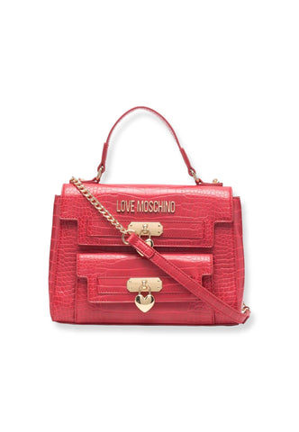 LOVE MOSCHINO Borsa Donna Stampa Coccodrillo Rosso JC4200PP1FLF0500 - Sandrini Calzature e Abbigliamento