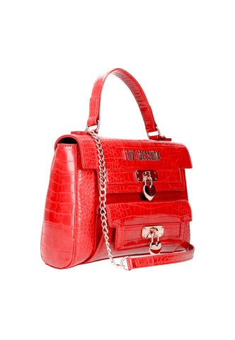 LOVE MOSCHINO Borsa Donna Stampa Coccodrillo Rosso JC4200PP1FLF0500 - Sandrini Calzature e Abbigliamento