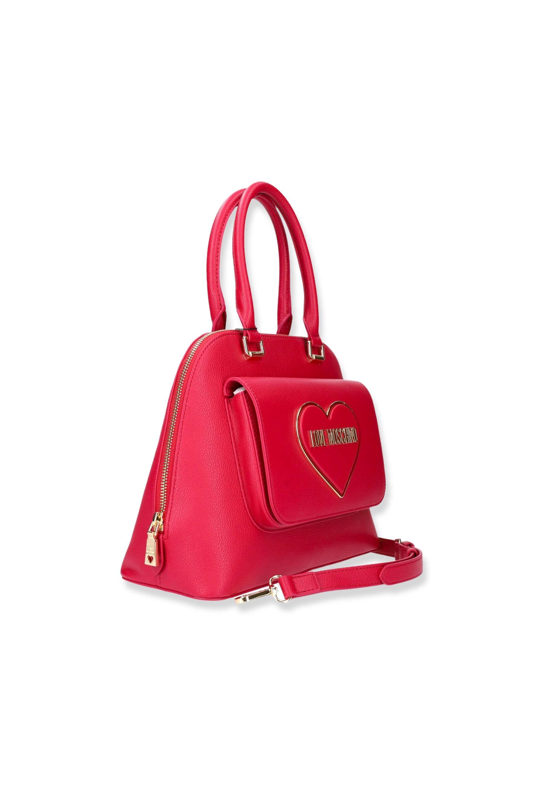 LOVE MOSCHINO Borsa Donna Zip Logo Cuore Rosa Fuxia JC4143PP1FLR0604 - Sandrini Calzature e Abbigliamento
