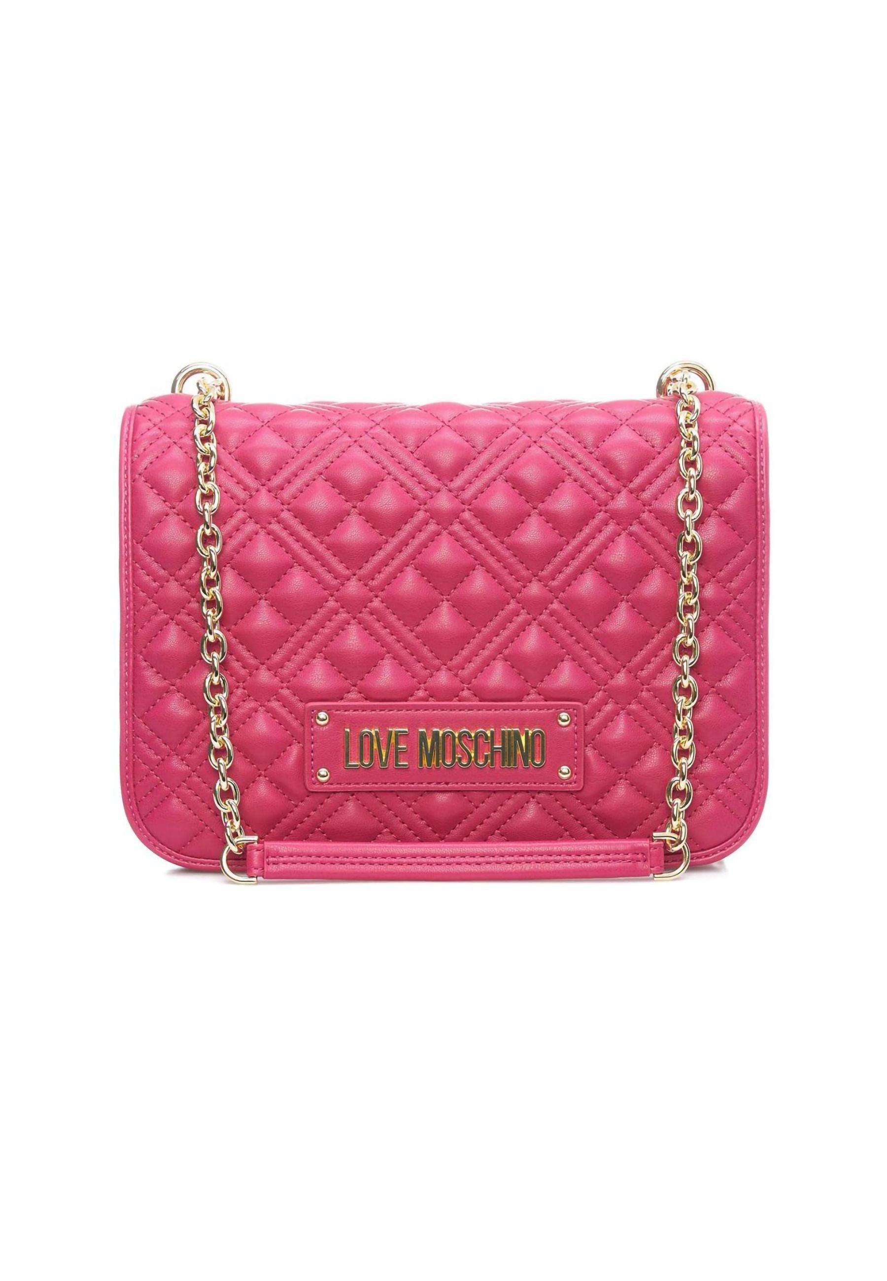 LOVE MOSCHINO Borsa Flap Quilted Fuxia JC4000PP1GLA0615 - Sandrini Calzature e Abbigliamento
