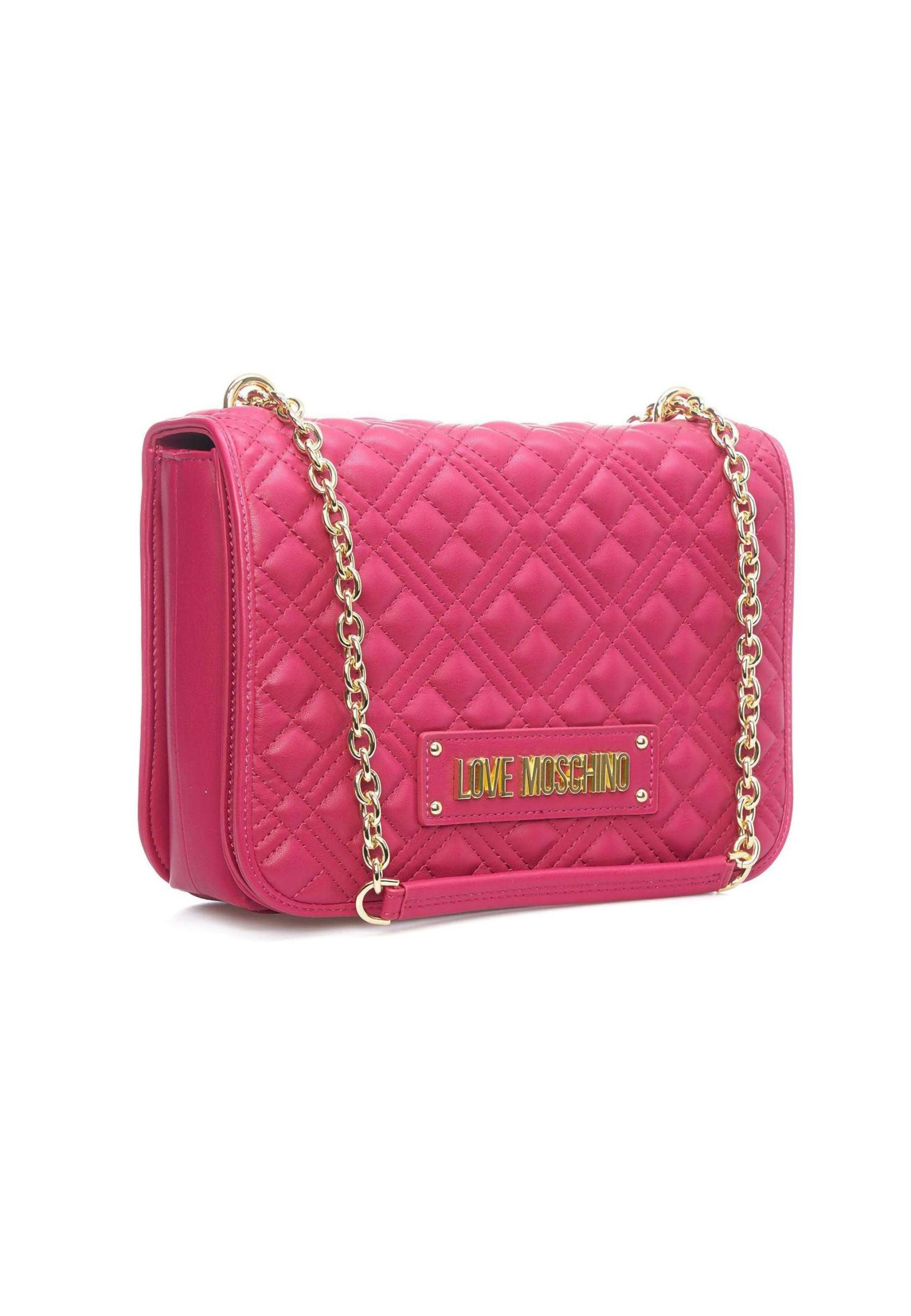 LOVE MOSCHINO Borsa Flap Quilted Fuxia JC4000PP1GLA0615 - Sandrini Calzature e Abbigliamento