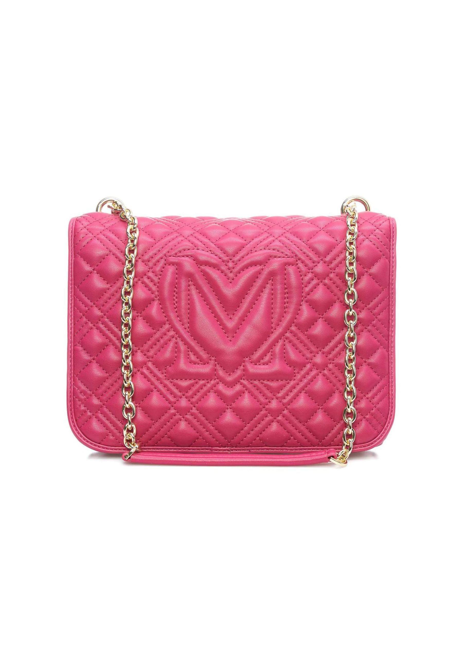LOVE MOSCHINO Borsa Flap Quilted Fuxia JC4000PP1GLA0615 - Sandrini Calzature e Abbigliamento