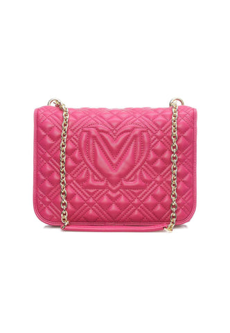 LOVE MOSCHINO Borsa Flap Quilted Fuxia JC4000PP1GLA0615 - Sandrini Calzature e Abbigliamento