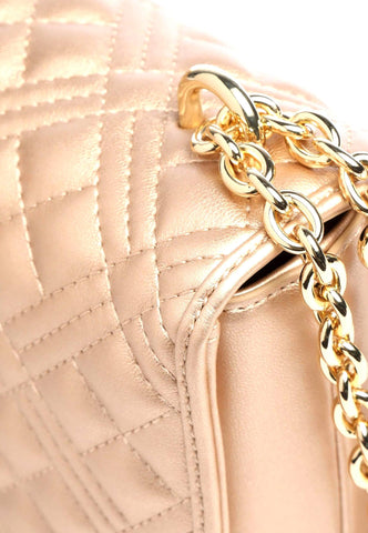 LOVE MOSCHINO Borsa Flap Quilted Oro JC4000PP1GLA0901 - Sandrini Calzature e Abbigliamento