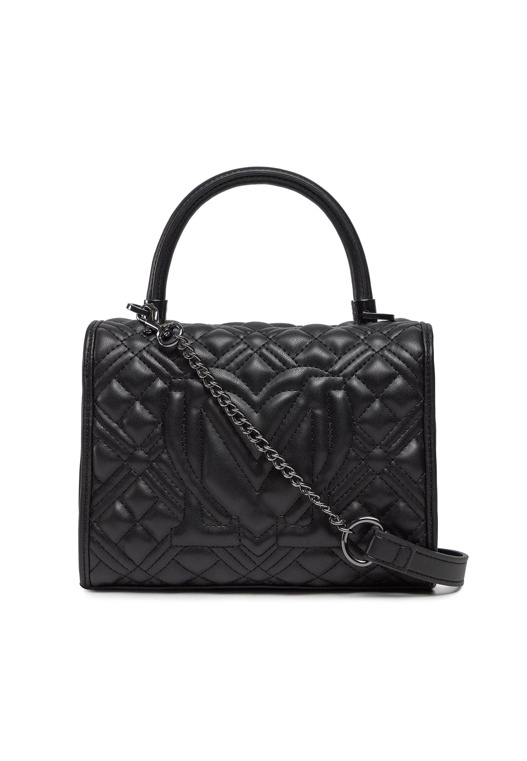 LOVE MOSCHINO Borsa Hand Bag Donna Nero Canna di Fucile JC4055PP1ILA000A - Sandrini Calzature e Abbigliamento