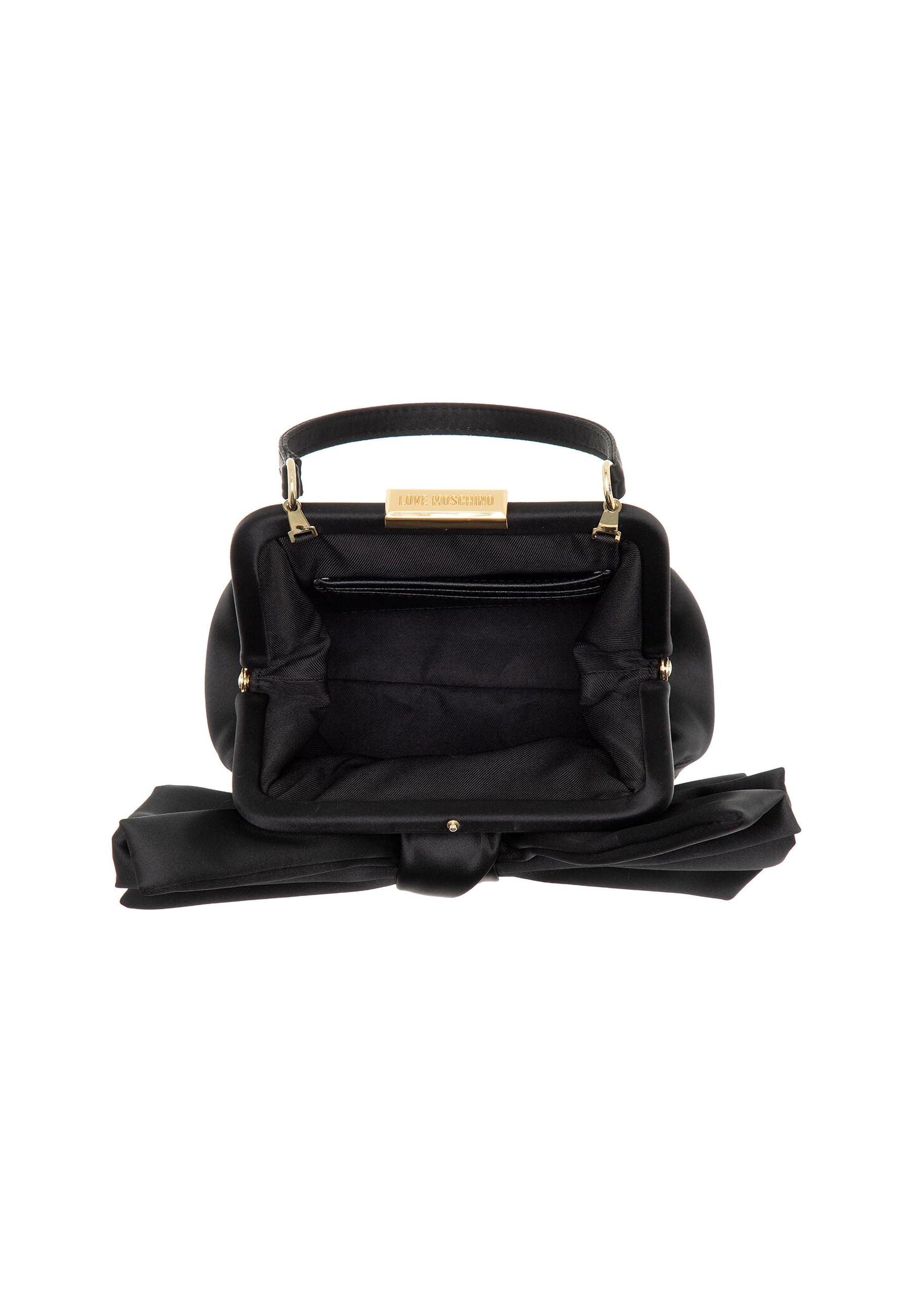 LOVE MOSCHINO Borsa Hanlde Mini Fiocco Nero JC4076PP1GLO0000 - Sandrini Calzature e Abbigliamento