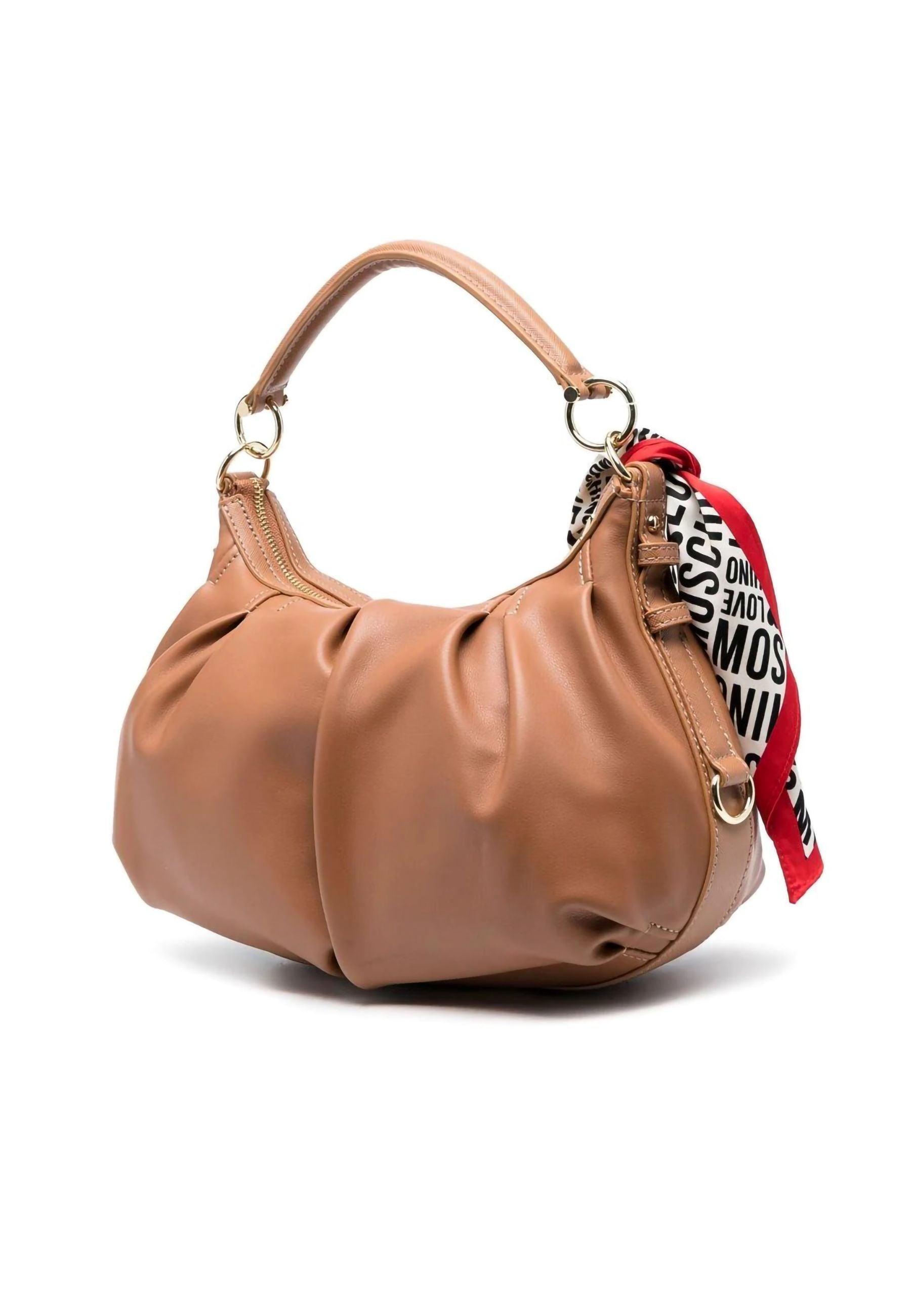 LOVE MOSCHINO Borsa Hobo Camel JC4040PP1GLE120A - Sandrini Calzature e Abbigliamento